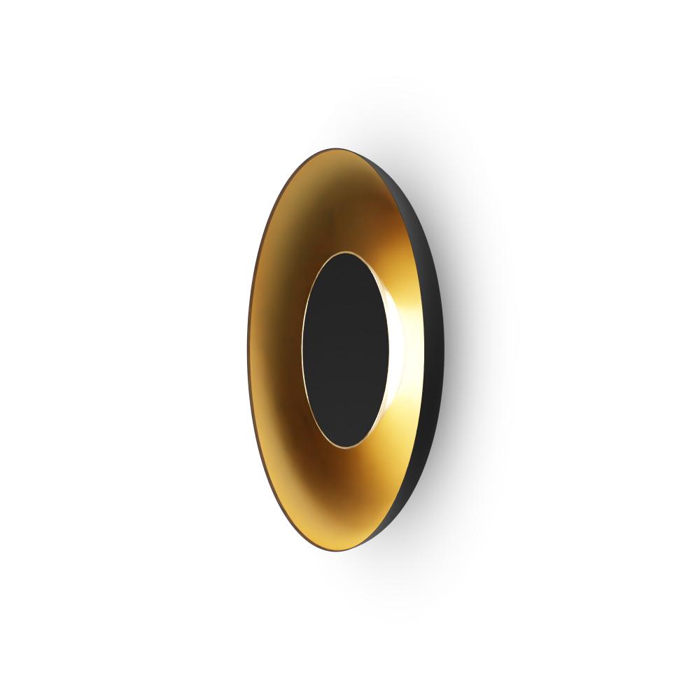 Ramen  12" (Matte Black) with 24" back dish (Matte Black w/ Gold Interior)